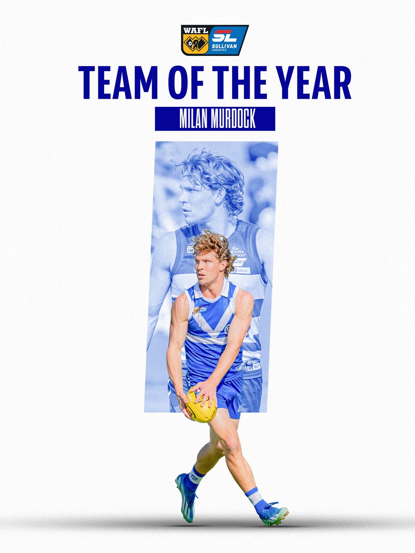 Congratulations to Milan Murdock for being selected in the WAFL Team of the Year!!