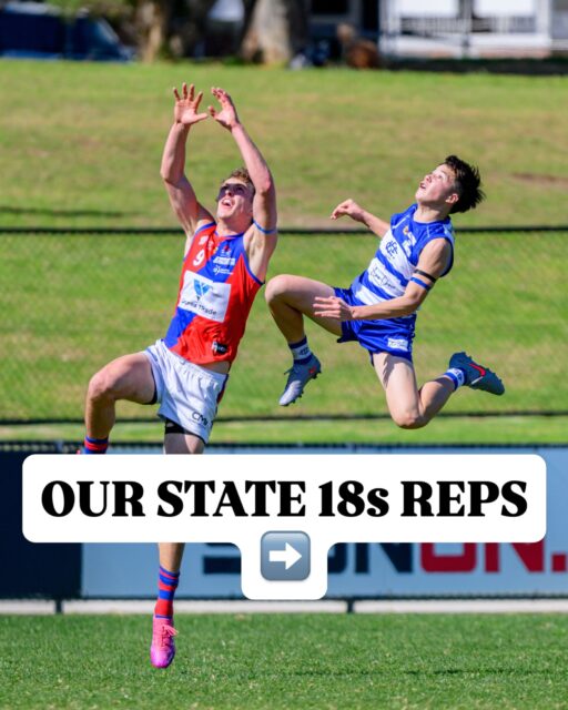 Congratulation’s to Finlay Yeo, James Artemis, Ben Wood, Oscar Richardson, Marcus Motton & Cooper Ramsay for all being selected in the AAMI WA Football State 18s Squad.