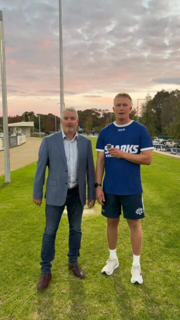 Get down to The Good Grocer Park this Saturday as we launch the Shark Cage! There’ll be live commentary for the league game, music, a golf simulator, plus food and drinks available.Best of all, entry to our game day is free for everyone, even with the white picket fence in place.