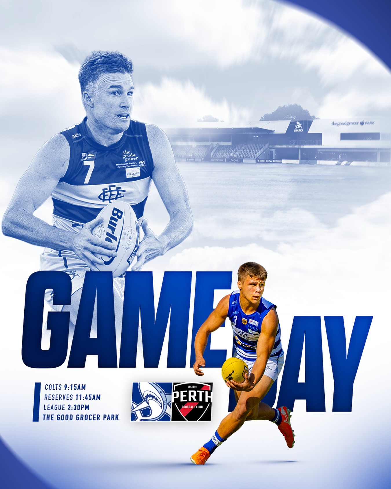 Game day is here! Get down to the good grocer park as we face off against the demons in what should be a great contest!