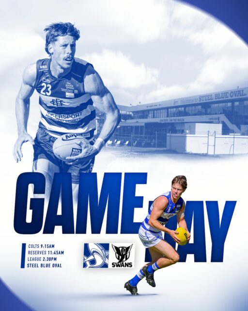 It’s GAMEDAY! Get up to Steel Blue Oval as we face off against Swan Districts in what should be a great day of footy!