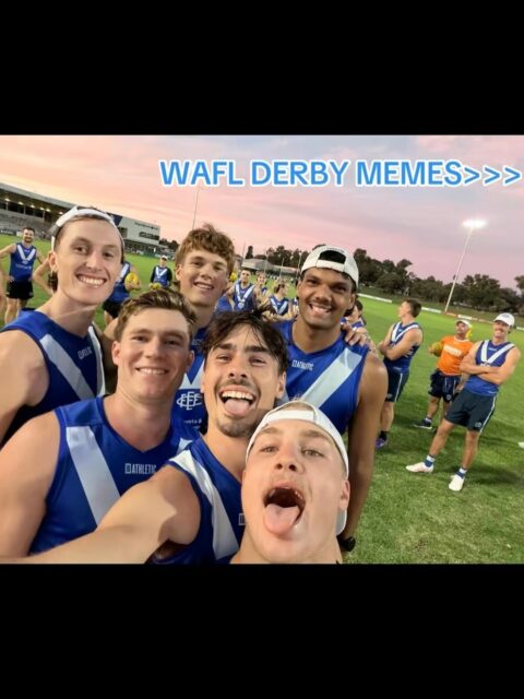 See you tomorrow at Fremantle Community Bank Oval when we face off against @sffcbulldogs xx