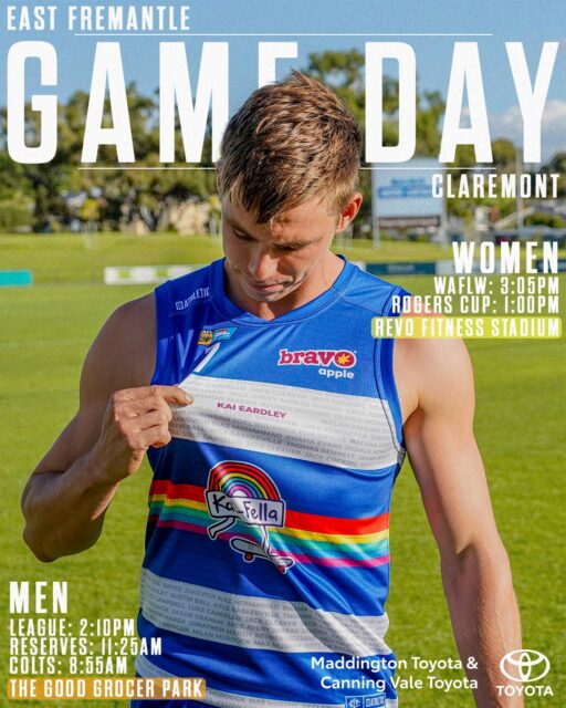 It's Game Day! Get down to the Good Grocer Park or Revo Fitness Stadium to see our teams in action!
