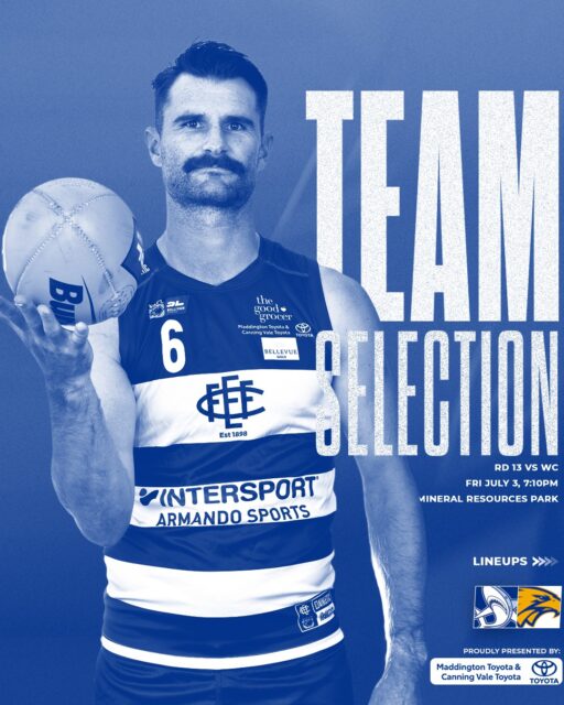 Our league team is locked in for tomorrow's clash against West Coast!
