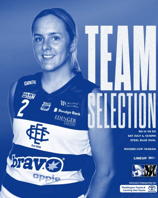Our WAFLW and Rogers Cup teams are locked in for tomorrow's clash against Swan Districts!