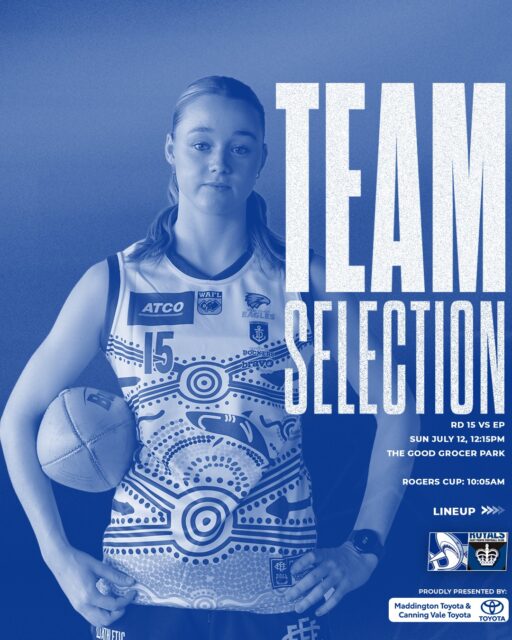 Our WAFLW and Rogers Cup teams are locked in for tomorrow's clash against East Perth!