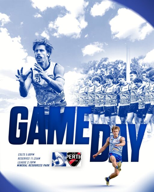 It's Game Day! Get down to Mineral Resources Park to watch our boys take on the Perth Demons.