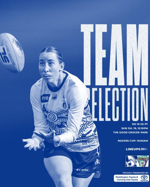 Our WAFLW and Rogers Cup teams are locked in for tomorrow's clash against Peel Thunder!