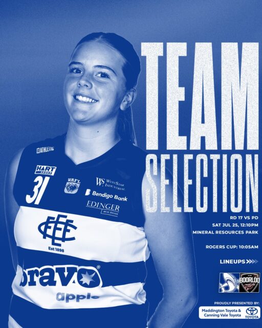 Our WAFLW and Rogers Cup teams are locked in for tomorrow's clash against the Perth Demons!
