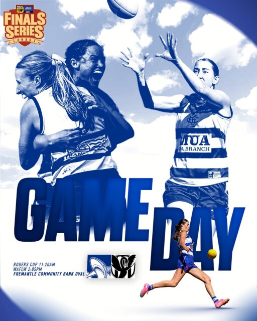 It's WAFLW Grand Final Day!! Get down to Fremantle Community Bank Oval today and get behind both our Rogers Cup and WAFLW teams as thye take on Swan Districts!