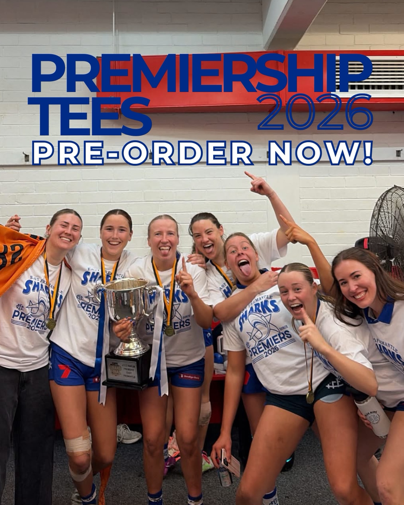 To celebrate the WAFLW’s amazing win on the weekend, we’re opening pre-orders to the public, giving you the chance to own your very own 2026 Premiership Tee and celebrate this incredible achievement with the team! 🏆PLEASE NOTE: Only the quantities ordered during the pre-order period will be produced. Pre-orders close Monday, August 31!! Link in bio 🤝