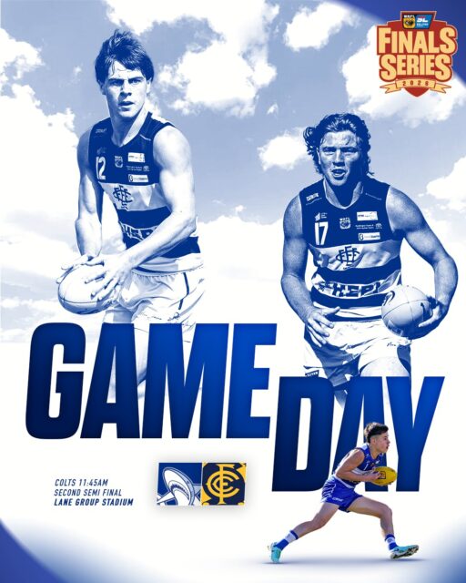 Get up and get down to Lane Group Stadium as our colts boys take on Claremont in the Second Semi Final!