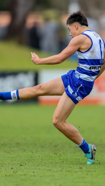 @finlayyeo on the big stage… cant wait!Get down to Optus Stadium tomorrow @4:40pm to watch our Colts take on the Dogs in the @electricalgrouptraining Colts Grand Final🦈