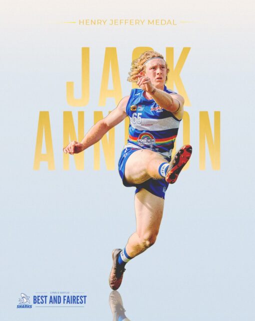 Congratulations to Jack Annison, Bailey Morgan and Declan Pauline for taking out the 2026 Henry Jeffery, Colin Glenny and David Spry Memorial Awards respectively!