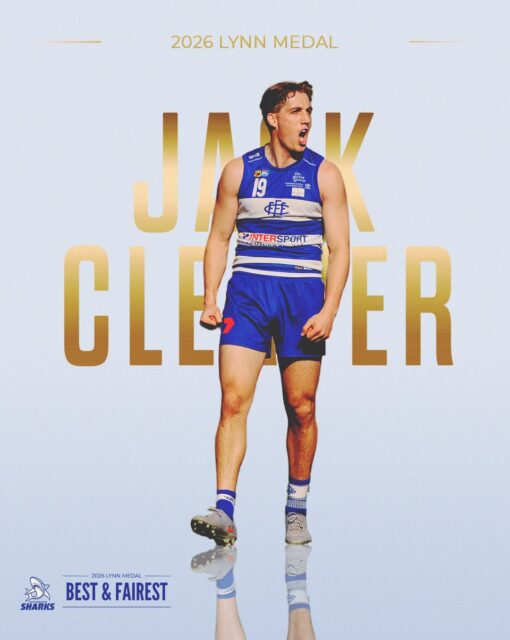 Congratulations to our 2026 WAFL Best and Fairest!2026 Lynn Medal: Jack Cleaver
Runner Up Best and Fairest: Jono Marsh
Ray French Memorial Award: Cam Eardley