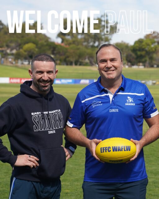 East Fremantle Football Club is pleased to announce the appointment of Paul Hasleby as WAFLW Head Coach for the 2027 season, as the Club begins the next chapter of its women’s football program.For more info, head to our website: https://effc.com.au/blog/paul-hasleby-appointed-waflw-head-coach/